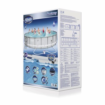 Piscine tubulaire ronde 610 x 122 cm Power Steel