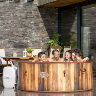 Spa gonflable rond Lay-Z-Spa Helsinki AirJet 5-7 personnes WIFI Bestway