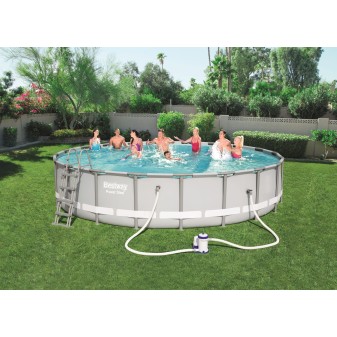 Piscine tubulaire - Ronde - Power Steel - 610 x 122 cm