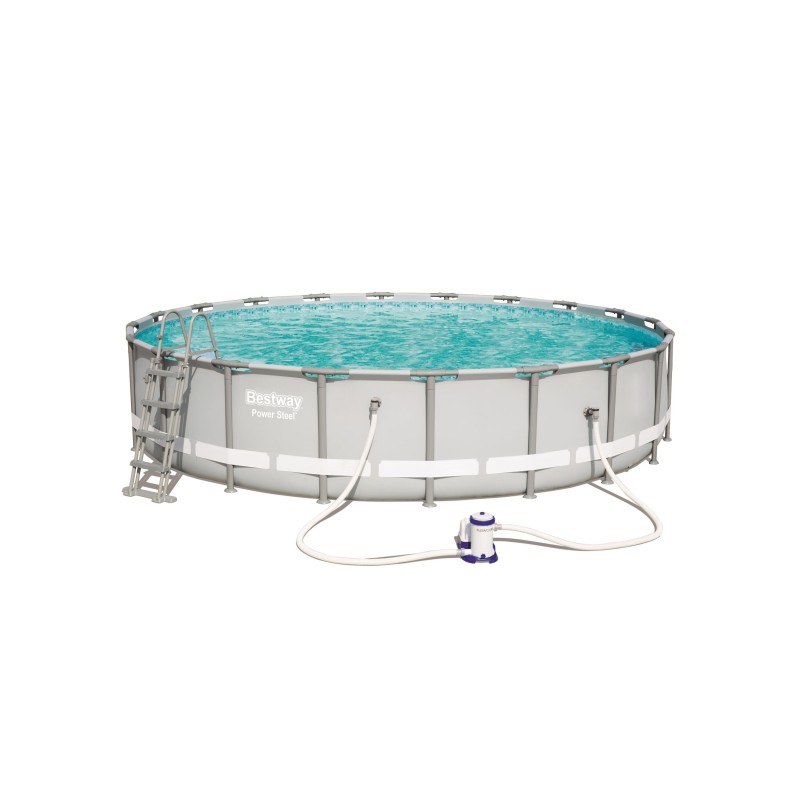 Piscine tubulaire ronde 610 x 122 cm Power Steel