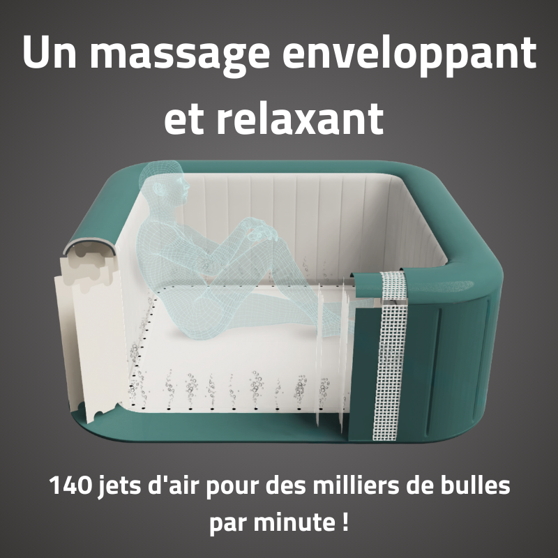 Spa gonflable carré 4-6 places Lay-Z-Spa Ibiza Airjet Spa gonflable carré 4-6 places Lay-Z-Spa Ibiza Airjet