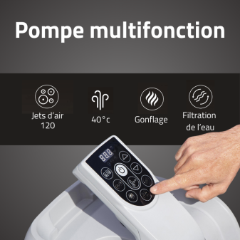 Spa gonflable rond 4 places Lay-Z-Spa Bahamas Airjet