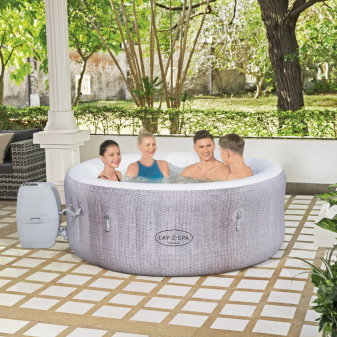 Spa gonflable rond 4 places Lay-Z-Spa Cancun Airjet