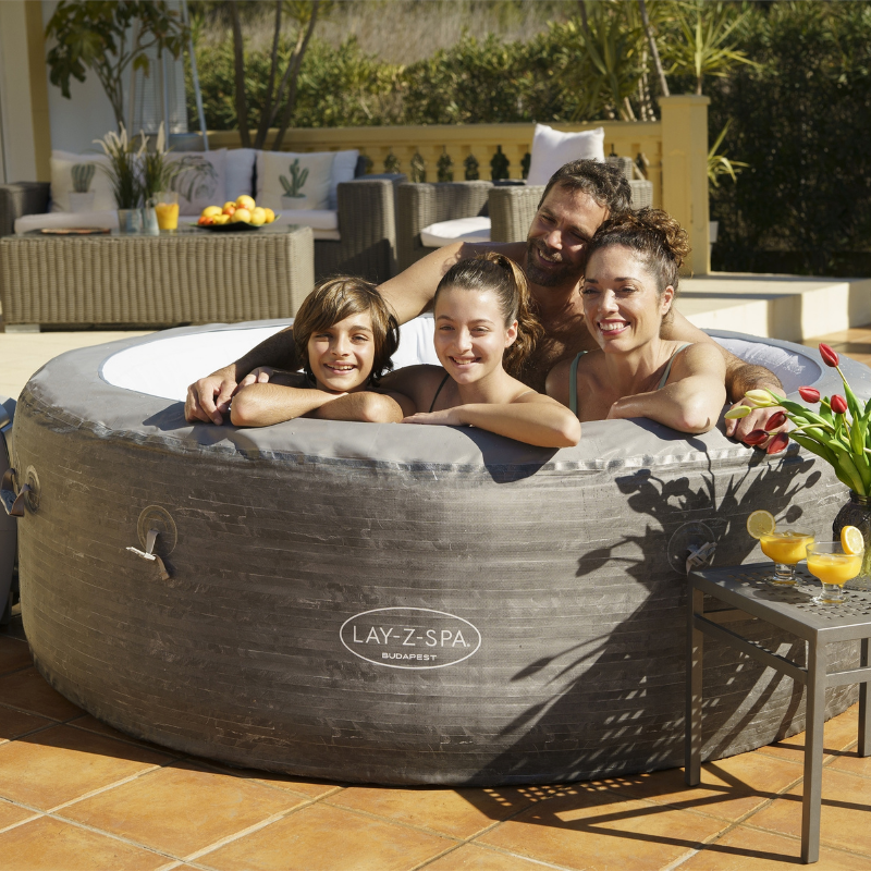 Spa gonflable rond Lay-Z-Spa Budapest Airjet 4-6 personnes