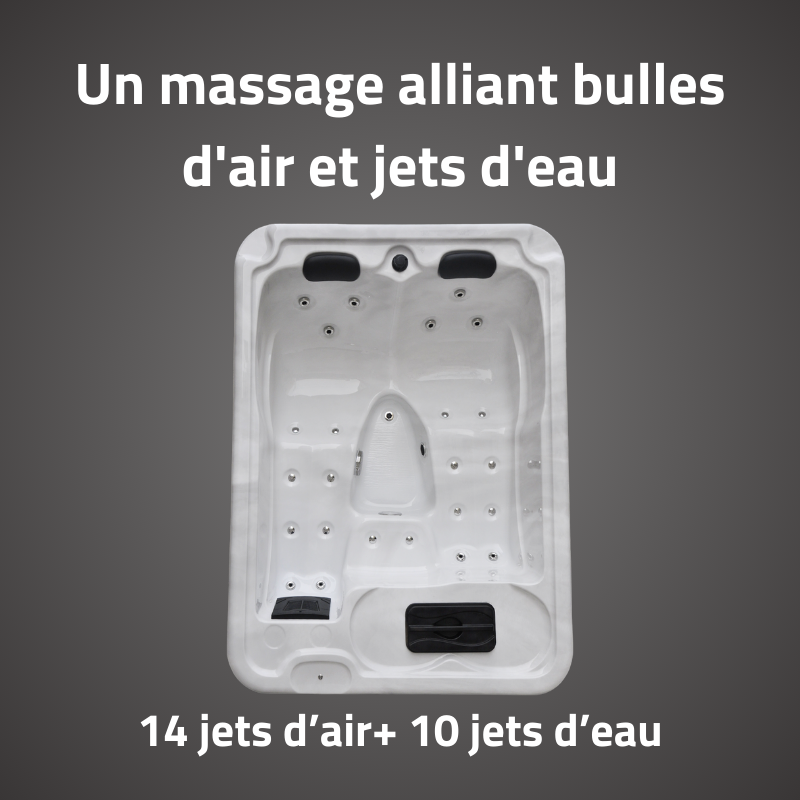 Spa Rigide Acrylique 3 Places 10 jets d'eau Bestway
