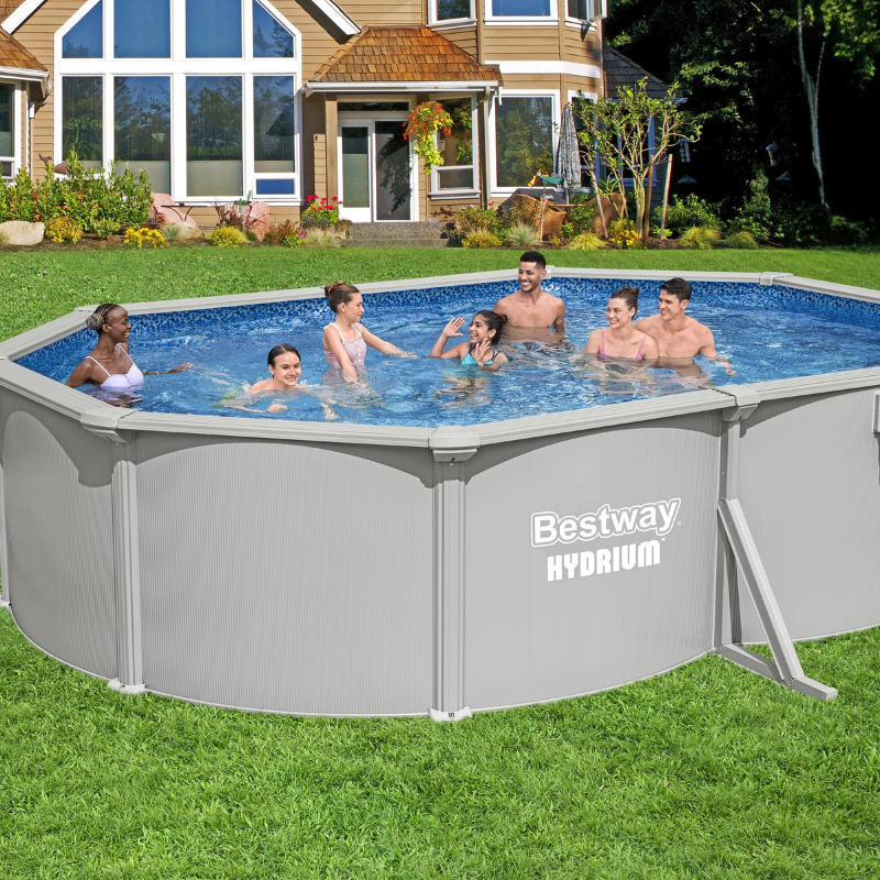 Piscine acier hors sol ovale Hydrium 500 x 360 x 120 cm