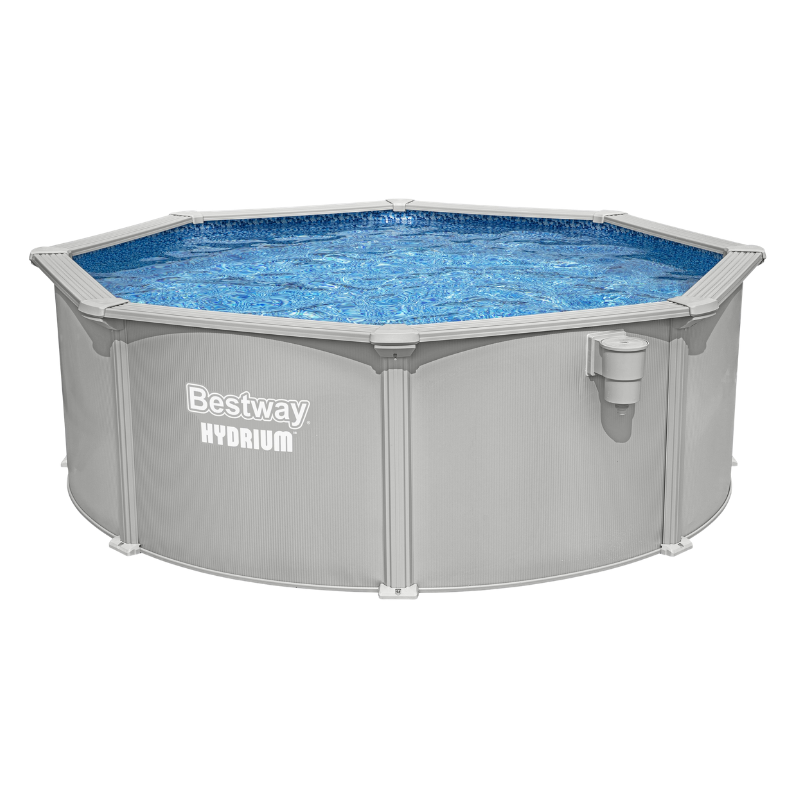 Piscine Acier Ronde Bestway Hydrium 366x122 Gris Clair