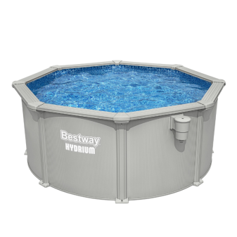 Piscine Acier Ronde Bestway Hydrium 305x122 Gris Clair