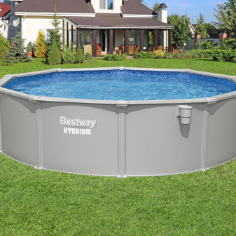 Piscine acier hors sol  Ronde  Hydrium   460 x 122 cm