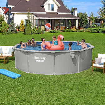 Piscine acier hors sol ronde Hydrium 460 x 120 cm