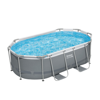 Piscine Tubulaire Rect. Bestway Steel Pro Max 305x200 Grise