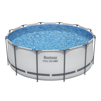 Piscine Tubulaire Ronde Bestway Steel Pro Max 366x122 Grise