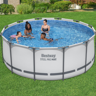 Piscine hors sol - Ronde - Steel Pro Max - 366 x 122 cm - Sans accessoires