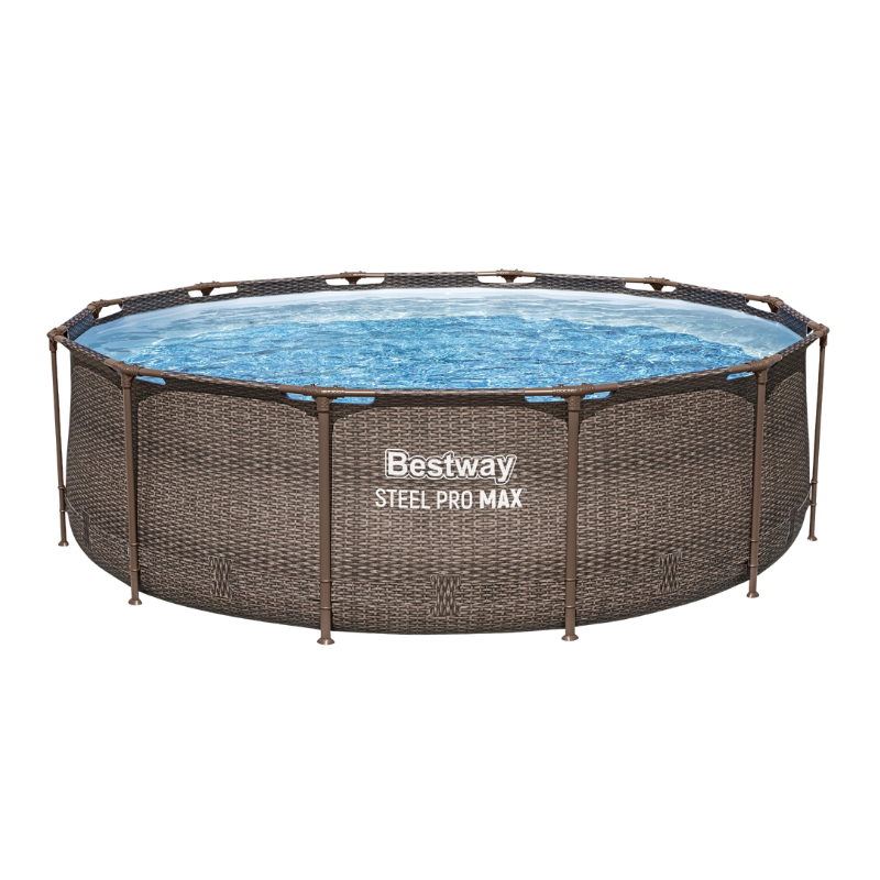 Piscine tubulaire ronde 366x366x100cm Steel Pro Max sans accessoires