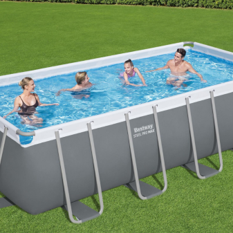 Piscine hors sol - Rectangulaire - Steel Pro Max - 488 x 244 x 122 cm - Sans accessoires