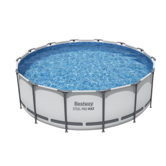Piscine Tubulaire Ronde Bestway Steel Pro Max 427x122 Grise