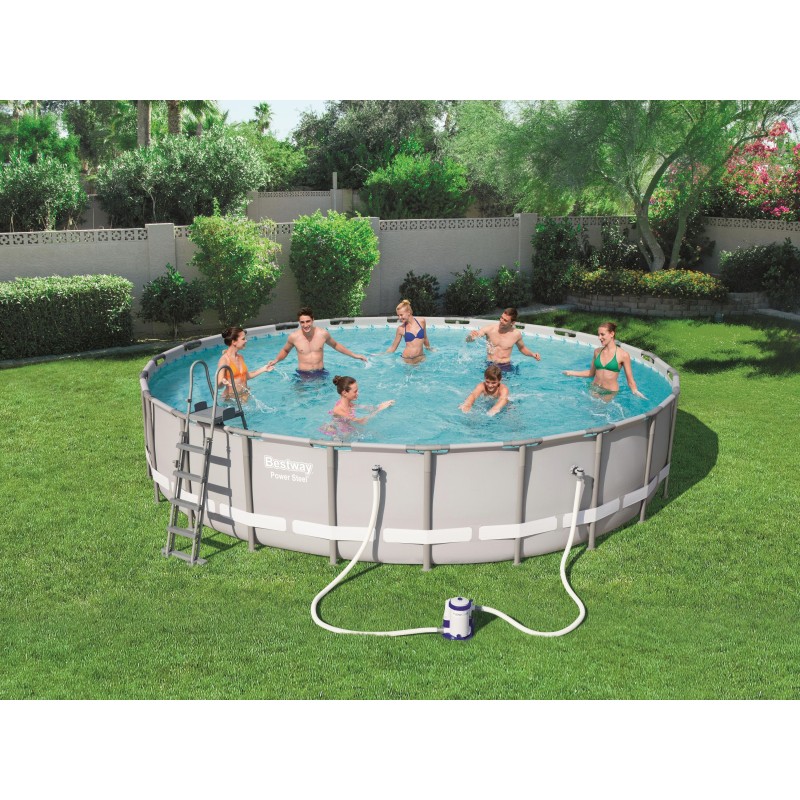 Piscine tubulaire ronde 671 x 132 cm Power Steel Piscine tubulaire ronde 671 x 132 cm Power Steel