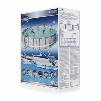 Piscine tubulaire ronde 671 x 132 cm Power Steel Piscine tubulaire ronde 671 x 132 cm Power Steel