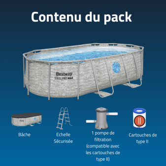 Piscine Tubulaire Ovale Bestway Steel Pro Max Splashview 427x250