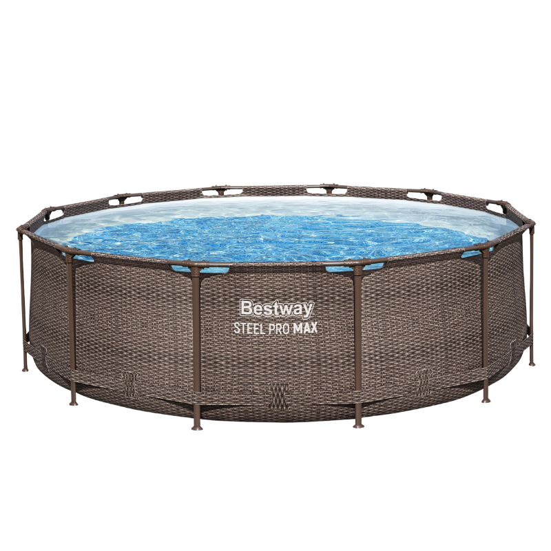 Piscine Tubulaire Ronde Bestway Steel Pro Max 366x100 Rotin