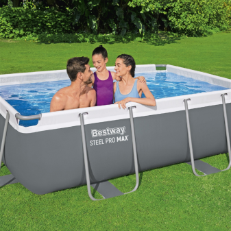Piscine hors sol rectangle 282x196x84cm Steel Pro MAX