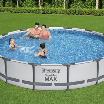 Piscine hors sol ronde Steel Pro Max 427x84cm