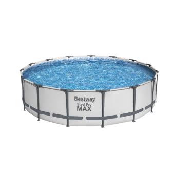 Piscine Tubulaire Ronde Bestway Steel Pro Max 457x107 Grise