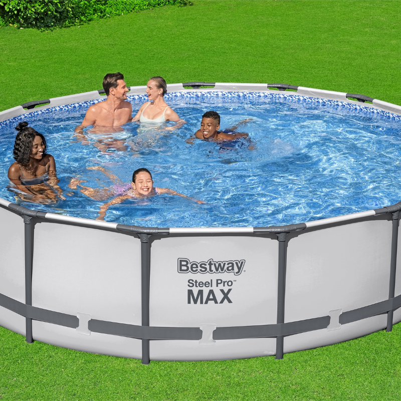 Piscine hors sol ronde Steel Pro Max 457 x 107 cm Piscine hors sol ronde Steel Pro Max 457 x 107 cm