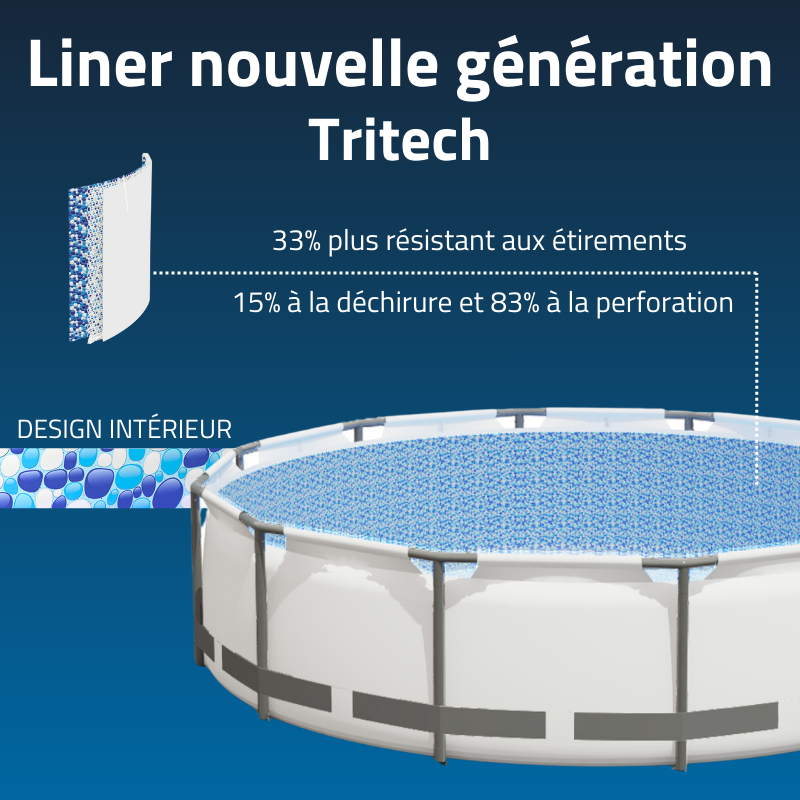 Piscine hors sol ronde Steel Pro Max 457 x 107 cm Piscine hors sol ronde Steel Pro Max 457 x 107 cm