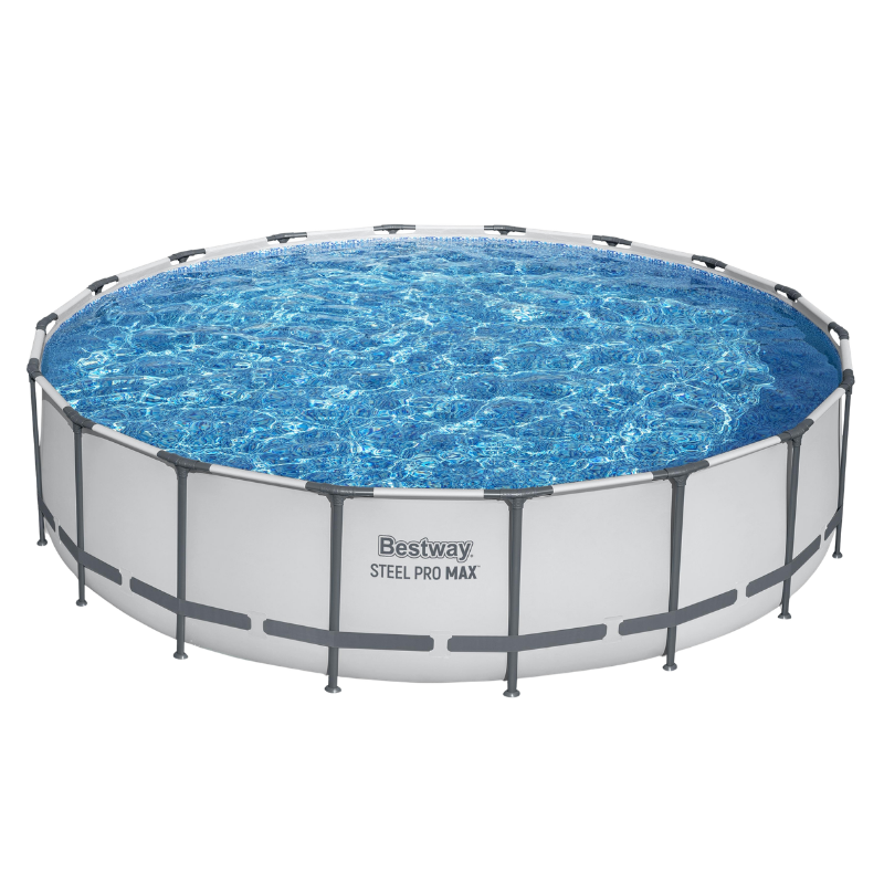 Piscine Tubulaire Ronde Bestway Steel Pro Max 549x122 Grise