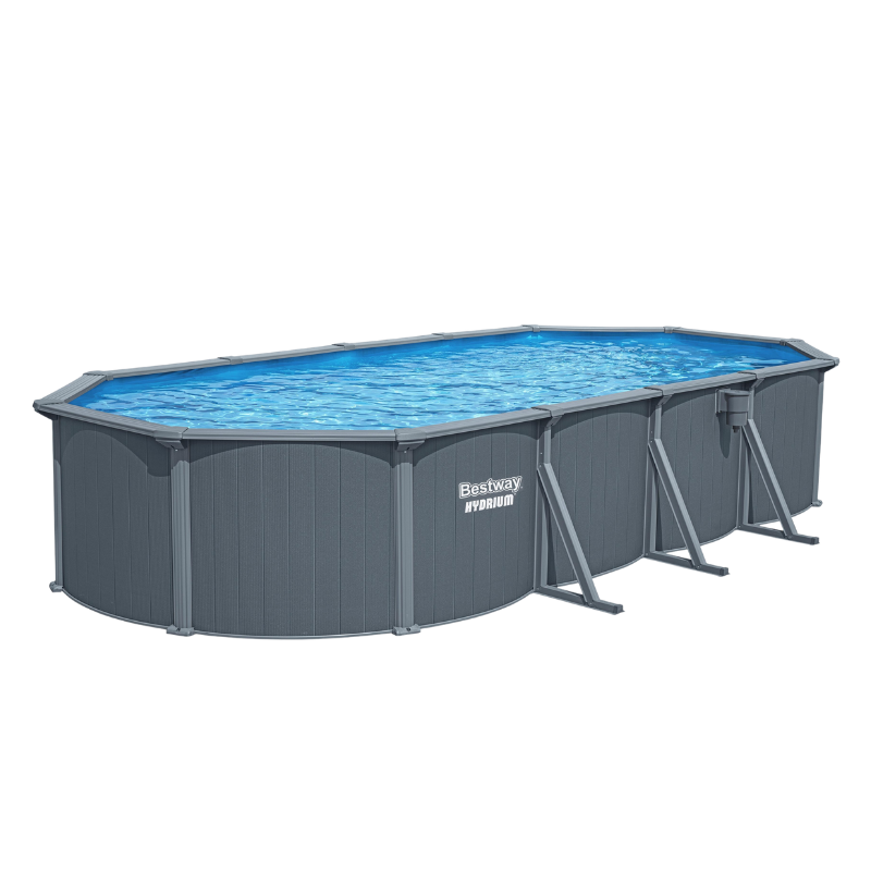 Piscine acier hors sol ovale Hydrium 730 x 360 x 130 cm