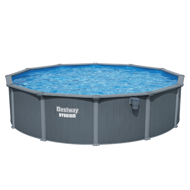 Piscine Acier Ronde Bestway Hydrium 549x132 Gris Foncé Piscine Acier Ronde Bestway Hydrium 549x132 Gris Foncé