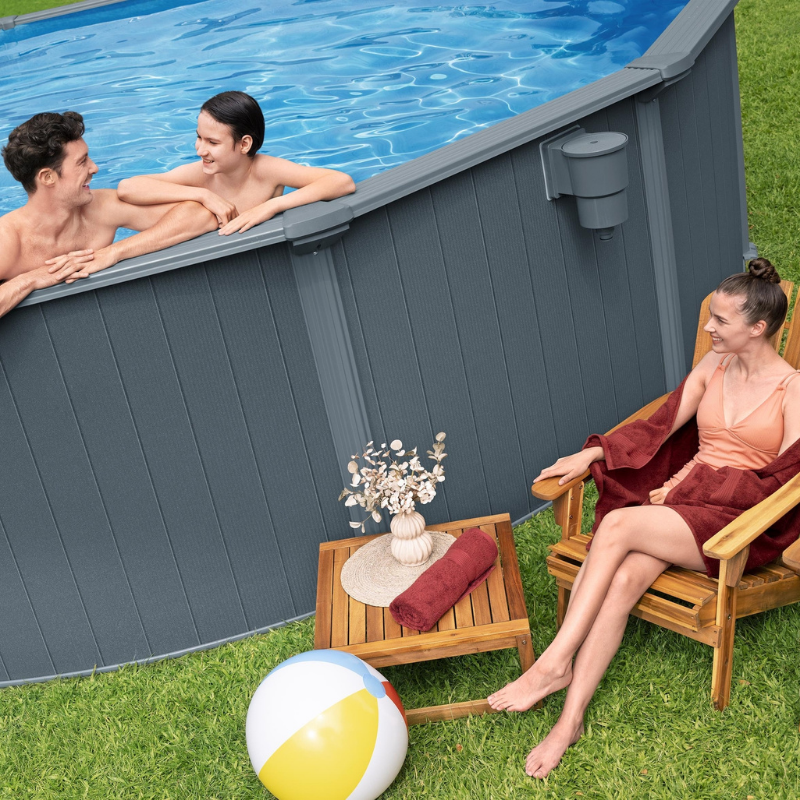 Piscine acier hors sol ronde Hydrium 550 x 130 cm