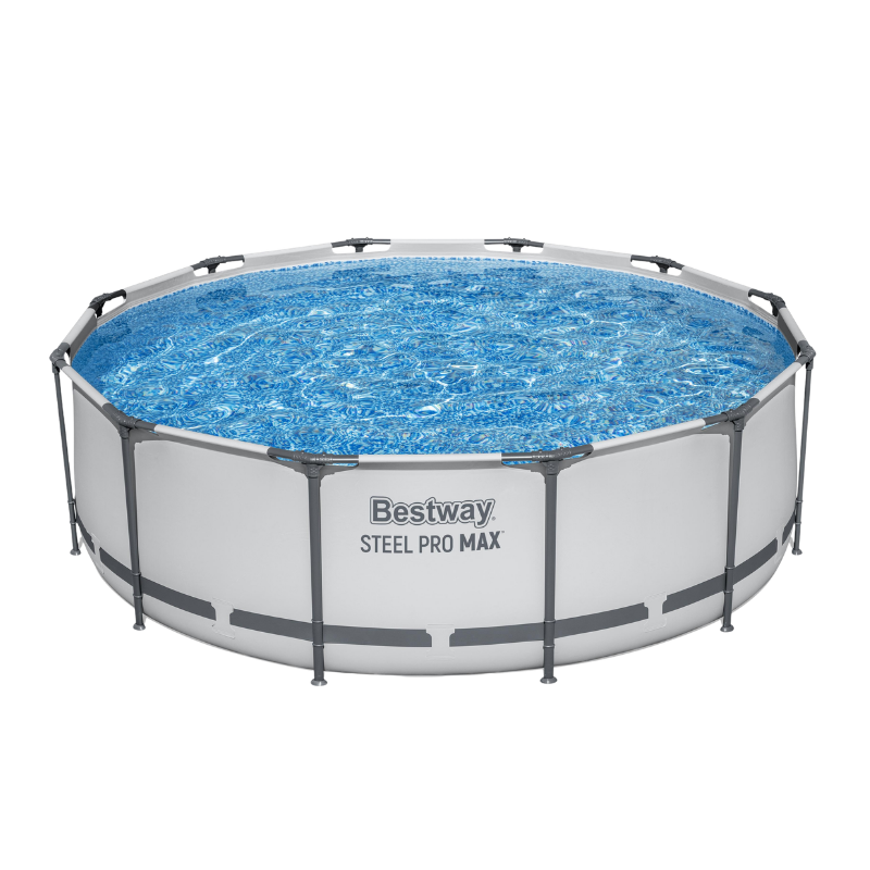 Piscine Tubulaire Ronde Bestway Steel Pro Max 366x100 Grise