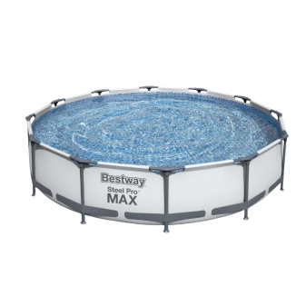 Piscine Tubulaire Ronde Bestway Steel Pro Max 366x76 Grise