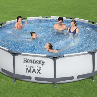 Piscine hors sol - Ronde - Steel Pro Max - 366 x 76 cm