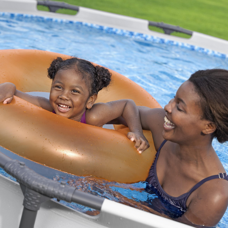 Piscine Tubulaire Ronde Bestway Steel Pro Max 366x76 Grise