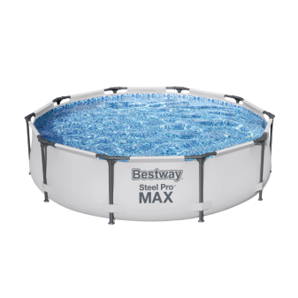 Piscine Tubulaire Ronde Bestway Steel Pro Max 305x76 Grise