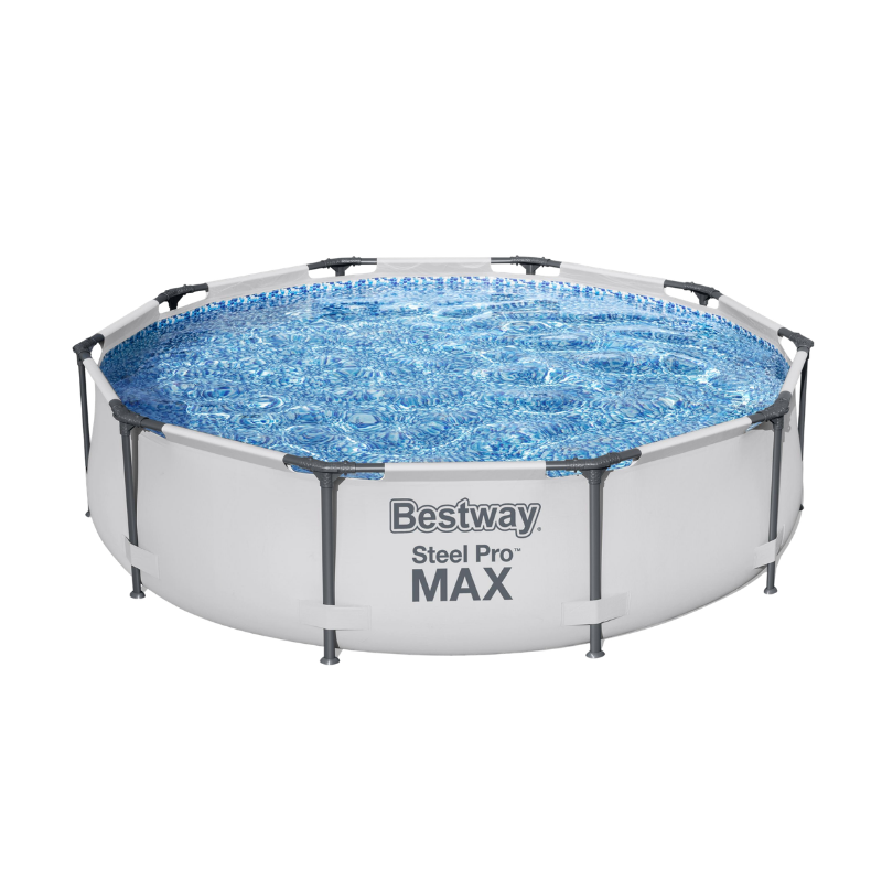 Piscine Tubulaire Ronde Bestway Steel Pro Max 305x76 Grise