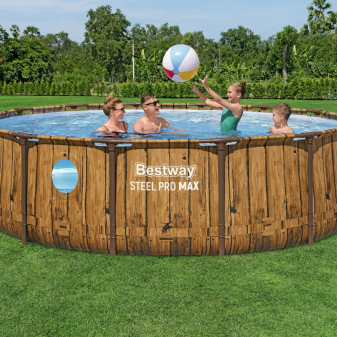 Piscine Tubulaire Ronde Bestway Steel Pro Max Splashview 427x107