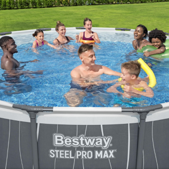 Piscine Tubulaire Ronde Bestway Steel Pro Max 457x107 LED