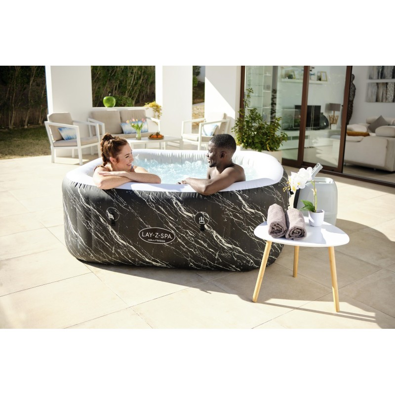 Spa gonflable rond Lay-Z-Spa Hollywood Luxe AirJet™ 4-6 personnes Spa gonflable rond Lay-Z-Spa Hollywood Luxe AirJet™ 4-6 personnes