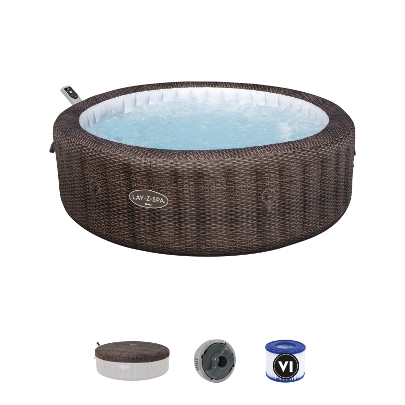 Spa gonflable rond Lay-Z-Spa Bali Smart AirJet™ 5-7 personnes éco-énergétique avec contrôle par appli