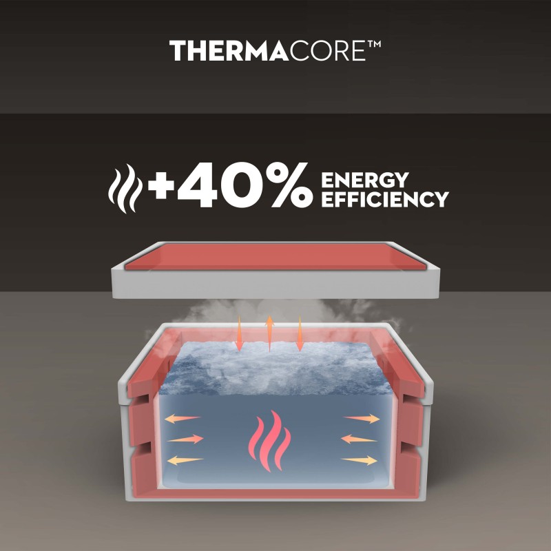 Spa semi‑rigide carré Lay‑Z‑Spa Stockholm AirJet 4‑6 personnes 140 jets Bestway Spa semi‑rigide carré Lay‑Z‑Spa Stockholm AirJet 4‑6 personnes 140 jets Bestway