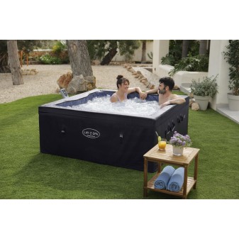 Spa semi‑rigide carré Lay‑Z‑Spa Stockholm AirJet 4‑6 personnes 140 jets Bestway Spa semi‑rigide carré Lay‑Z‑Spa Stockholm AirJet 4‑6 personnes 140 jets Bestway