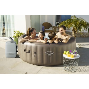 Spa gonflable rond Lay-Z-Spa Dominica Smart HydroJet 4-6 personnes appli