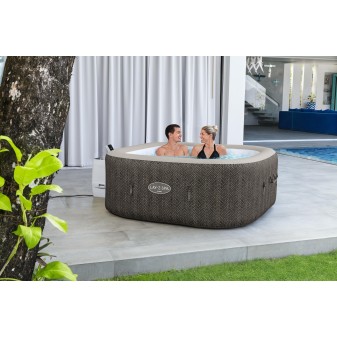 Spa gonflable rond Lay-Z-Spa Cabo HydroJet™ 4-6 personnes contrôle par appli Bestway Spa gonflable rond Lay-Z-Spa Cabo HydroJet™ 4-6 personnes contrôle par appli Bestway