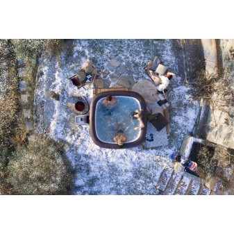 Spa gonflable carré Lay-Z-Spa Maldives HydroJet Pro™ 5-7 personnes Spa gonflable carré Lay-Z-Spa Maldives HydroJet Pro™ 5-7 personnes