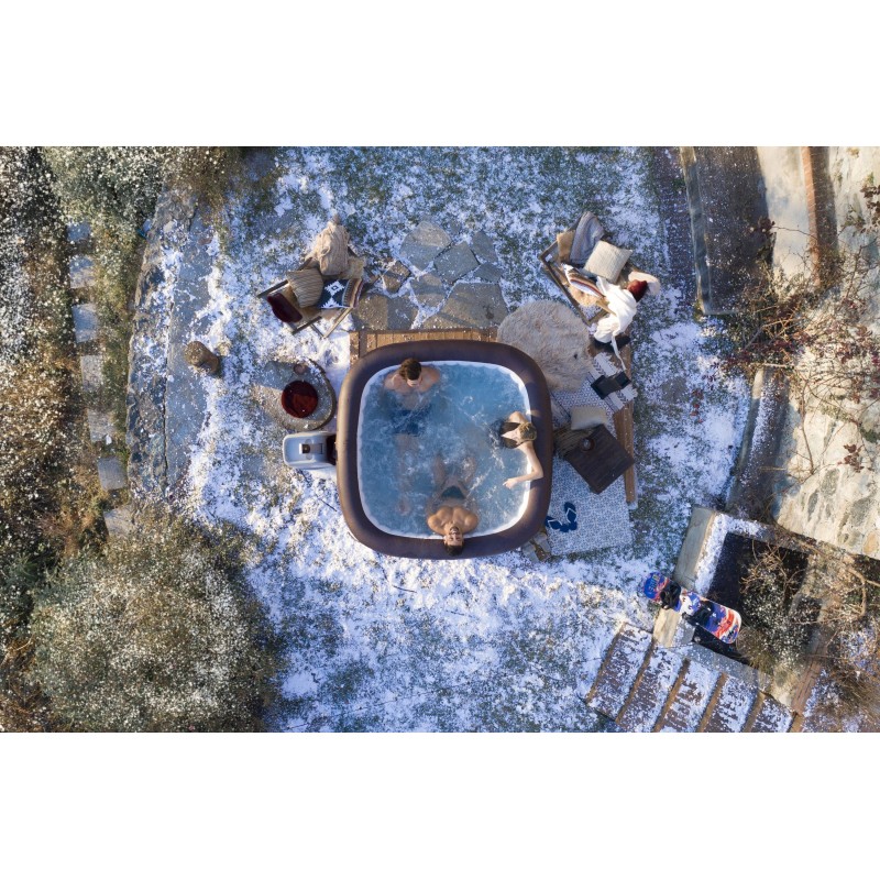 Spa gonflable carré Lay-Z-Spa Maldives HydroJet Pro™ 5-7 personnes Spa gonflable carré Lay-Z-Spa Maldives HydroJet Pro™ 5-7 personnes