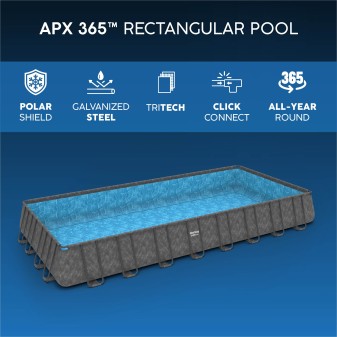 Piscine rectangulaire APX 365™ 956x488x132 cm – Bestway